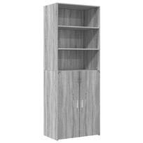 Highboard Gray Sonoma 70 x 42.5 x 185 cm Particleboard