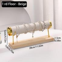 Velvet Necklace Bracelet Anklet Display Stand Desktop Bedroom Dressing Table Jewelry Storage Organizer Rack