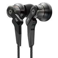 Radius Audio Ne VOLT Series Deep Bass Model HP-NHR21 High-Resolution Earphones HP-NHR21K (Black) juoda