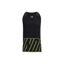 Under Armour Tank Top Men's Black Green 1361899-002 XXXL