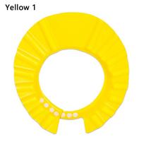 Adjustable Waterproof Eye Protection Shampoo Hat Baby Shower Caps Wash Hair Shield Bath Visor Yellow 1