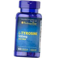 Amino rūgštis Tirozinas, L-Tirozinas 500, Puritan's Pride 100 kaps. (27095001) 100caps