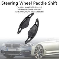 Carbon Look Steering Wheel Paddle Shifter Fit BMW 3 4 5 G20 G22 G30 2018+