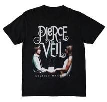 Pierce The Veil Savanaudiški Mechanizmai Juodi Trumpomis Rankovėmis Medvilniniai Marškinėliai Unisex Vasariniai Vyriški Moteriški Viršutiniai Drabužiai Streetwear Atsitiktiniai Mados Trendas Y2k 3XL