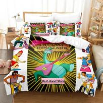 New Denver the Last Dinosaur Jeremy Bedding Set Single Twin Full Queen King Size Bed Set Adult Kid Bedroom Duvetcover Sets Anime EU Single(135*200cm)3pcs