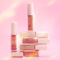 SOWIN - Glass Glow Glitter Lip Gloss - 6 Colors 06 Berry Shine - 8g beige