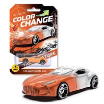 1:64 Temperature Sensitive Color Changing Magic Mini Car Inertia Pull Back Alloy Racing Cars Crash-Resistant Toys Birthday Gift