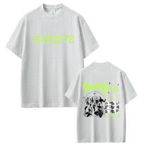 Korean Girl Group KATSEYE Gnarly Pattern Tshirt for Men  Women Casual Soft Cotton Tshirt Fashionable Retro Oversized Tshirt S