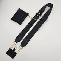 New Trendy Mobile Phone Lanyard Wide Shoulder Strap Removable Change Bag Wrist Strap One Shoulder Messenger Bag Accessories