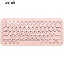 Logitech K380 Bluetooth belaidė klaviatūra rožinė