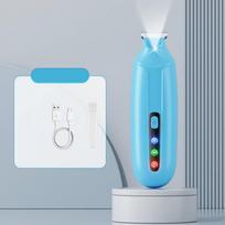 Rechargeable Pet Hair Trimmer Low Noise Cat Shaver Portable Dog Paw Trimmer  Pet Grooming Blue Without Cutter