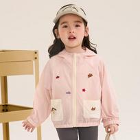 Luson Girls' Embroidered UPF50+ Sun Protection Jacket 100