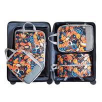 4pcs/set Large Capacity Compression Storage Bag Foldable Luggage Storage Bags Set  Business Trip Style3