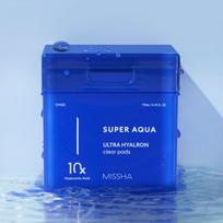 MISSHA Super Aqua Ultra Hyalon Valomasis padelis (70 trinkelių) 1 PCS