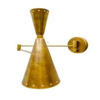 Italian Mid Century Light Diabolo STilnovo Sputnik Wall Light for Flush Mounted