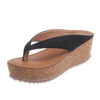 2024 Lauko Nauji Moteriški Šlepetės Pleištas Neslystantys Leopardo 2024 Vasaros Šlepetės 2024 Moteriški Batai Didelis Dydis Zapatos Para Mujeres 36 juoda