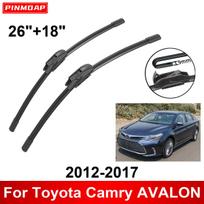 Car Wiper for Toyota Camry AVALON 2012-2017 26  + 18  Front Rear Wiper Blades Brushes Cutter Accessories 2012 2013 2014 2015 2016 2017 juoda