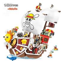 1484+ vnt. + 9 lėlės Tūkstantmečio Saulė Laivo konstravimo kaladėlės Animacinis Piratų Laivo kaladėlių rinkinys Žaislai Vaikams Gimtadieniams Kalėdų dovanoms No Box