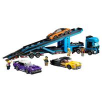 998 vnt. Superautomobilio transporterio modelis Moc Sunkvežimio Statybinės kaladėlės Konstruktoriaus Miesto rinkinys Vaikų žaislai Gimtadienio dovanos berniukams black