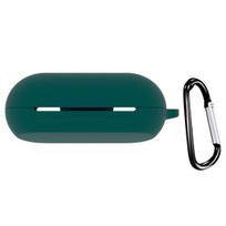 Earphone Case Portable Wireless Bluetooth-compatible Earbuds Soft Silicone Protective Cover for Sony WF-C500 tamsiai žalia spalva