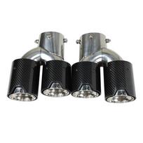 Anglies Pluošto Juodo Plieno Išmetamųjų Dujų Vamzdelis BMW G20/G28/M240i/M340i/M440i. Car Exhaust Pipe gray