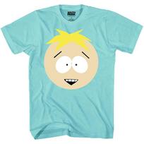 South Park Butters Didelis Veidas 100% Medvilnės Marškinėliai Vyriški Marškinėliai Viršus L