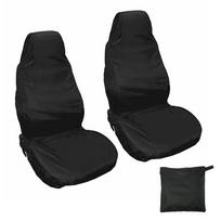 2Pcs Universal Car Seat Covers Waterproof Breathable Dustproof Cushion Protector Easy Install Auto Interior Accessories