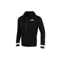 PUMA Amplified Full-Zip Hoodied Jacket 'Black White' Men's 588812-01 L