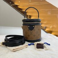 [Pre-Owned] Louis Vuitton Cannes 'Brown Monogram Reverse Canvas' - Excellent #2LG5GM ONE SIZE