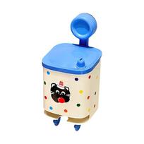 Cartoon Suction Cup Storage Box Waterproof Menstrual Pad Storage Box  Face Towel Organization mėlyna