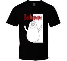 Barbapapa Cartoon Gangster Unisex T-shirts XXXXL gray