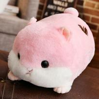 50-120cm Nauja lėlė Hamsteris Pliušinis žaislas Minkštas kimštas gyvūnas Pagalvė Mergaičių Gimtadienio Dovana Žiemos Rankų Šildytuvas 50cm doll geltona