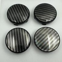 4Pcs/Set 60mm 3D Carbon Fiber Car Wheel Center Hub Cap Dust-proof Cover Universal Auto Wheel Center Hub Caps Cover Accessories juoda