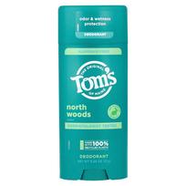 Tom's of Maine, Dezodorantas be aliuminio, North Woods, 3,25 uncijos (92 g)