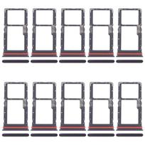 For Motorola Moto G56 10pcs Original SIM Card Tray + SIM / Micro SD Card Tray juoda