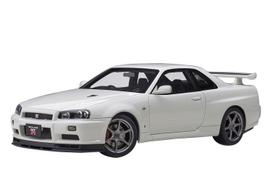 AUTOart Nissan Skyline II White Pearl Finished Model 77406 1/18 GT-R (R34) V-Spec