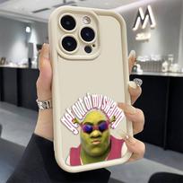Funny Movie S-Shrek Cover Phone Case For iPhone 17 AIR 16 16E 15 14 Plus PRO MAX Shockproof Soft Silicone Case Funda Shell Capa IPHONE15