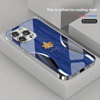 Auksinis klevo lapas medžio rašto kreivės rašto telefono dėklas, skirtas iPhone 17 16 15 14 13 12 11 Pro Max Plus 16E 17 Air Grūdinto stiklo dangtelis iPhone 16 Pro Max