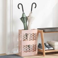 Umbrella Stand Pink 28 x 12 x 41 cm Steel