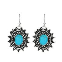 New Heart Earrings Retro Alloy Dangles Ethnic Geometric Ear Jewelry