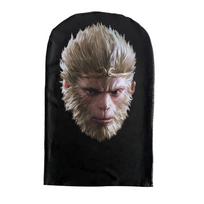 Unique Black Myth Wukong Hooded Mask Comfortable Sun Wukong Face Protector For All Occasions Style B