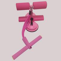 with Resistance Band Sit-up Assistive Bar Suction Cup Type Sit Up Exercise Equipment  Beginners rožinė