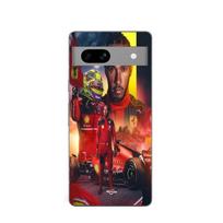 Coque Maniacase pour Google Pixel 7a Lewis Hamilton Scuderia Ferrari F1 officiel juoda