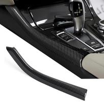 Tik LHD automobiliams 1vnt Carbon Fiber Look automobilio pavarų perjungimo šoninės juostos apdaila, skirta BMW 5 serijos F10 F11 2011-2017 m.
