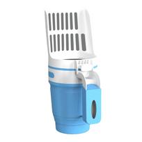 Cat Litter Shovel Scoop with Refill Bag For Pet Filter Clean Toilet Garbage Picker Cat Supplies Cat Litter Box Self Cleaning mėlyna
