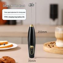 Electric Milk Frother & Coffee Stirrer juoda