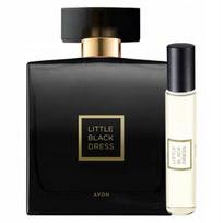 AVON Little Black Dress rinkinys 2in1 moteriški kvepalai 100 ml + mini kvepalai