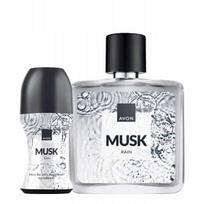 AVON Musk Rain rinkinys jam: tualetinis vanduo ir rutulinis dezodorantas