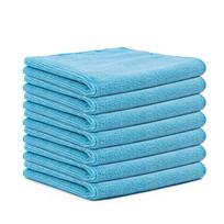Thickening Microfiber Cleaning Cloth Super Absorbent Car Wash Cloth Anti-grease Wiping Rags Household Towels Multifunctional mėlyna