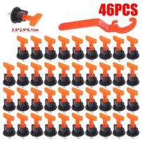 Ceramic Floor Tile Leveling Spacers Clips Reusable Porcelain Leveler System Kit for Tile Laying Wall Fixing Construction Tools
